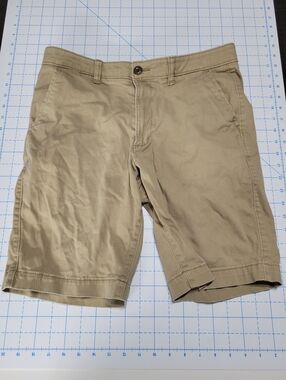 Sonoma Men's Tan Flat-Front Chino Shorts